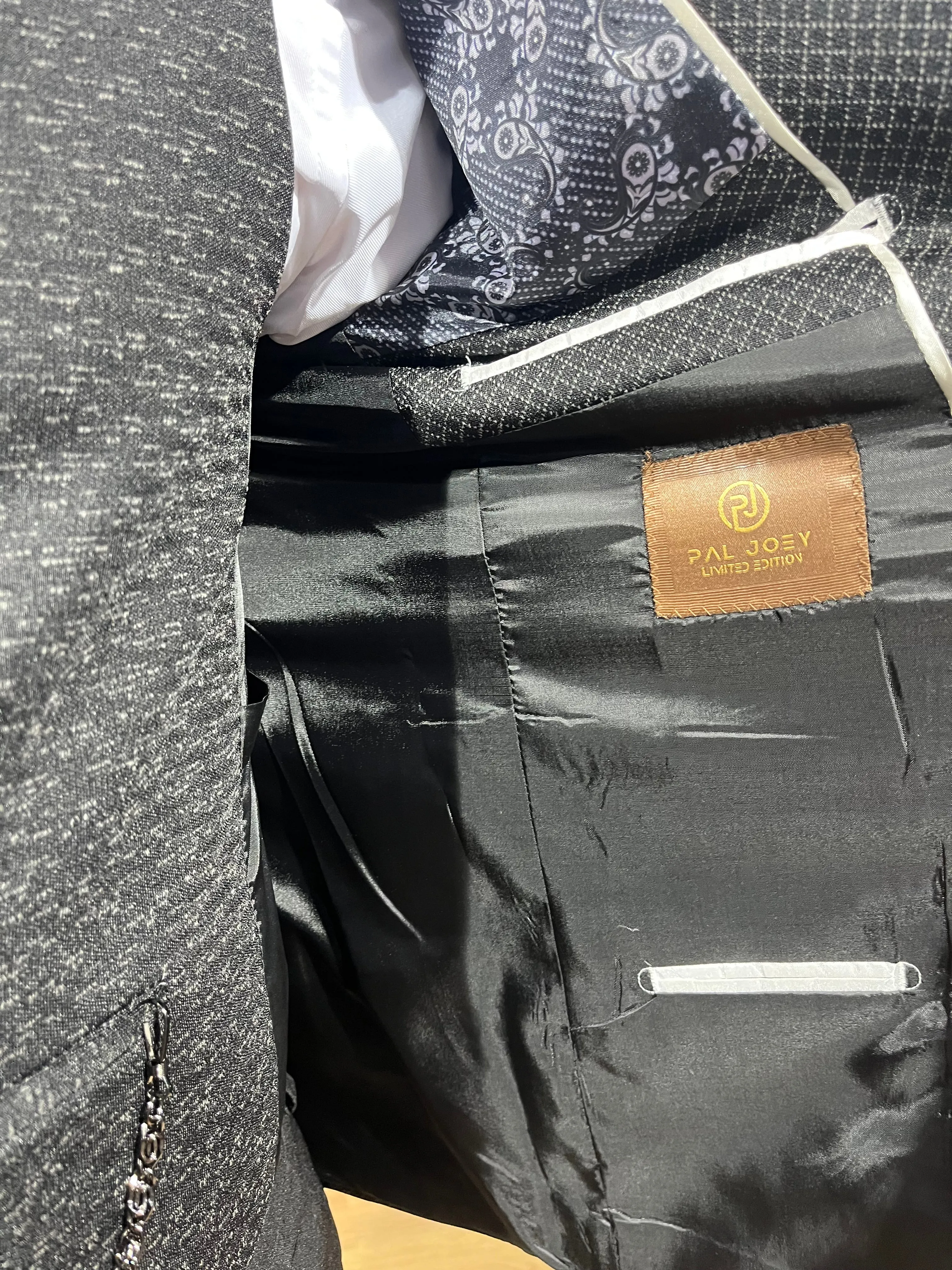 Anderson - Black/Grey 3 Piece Suit
