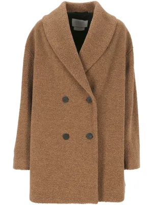 bouclé coat