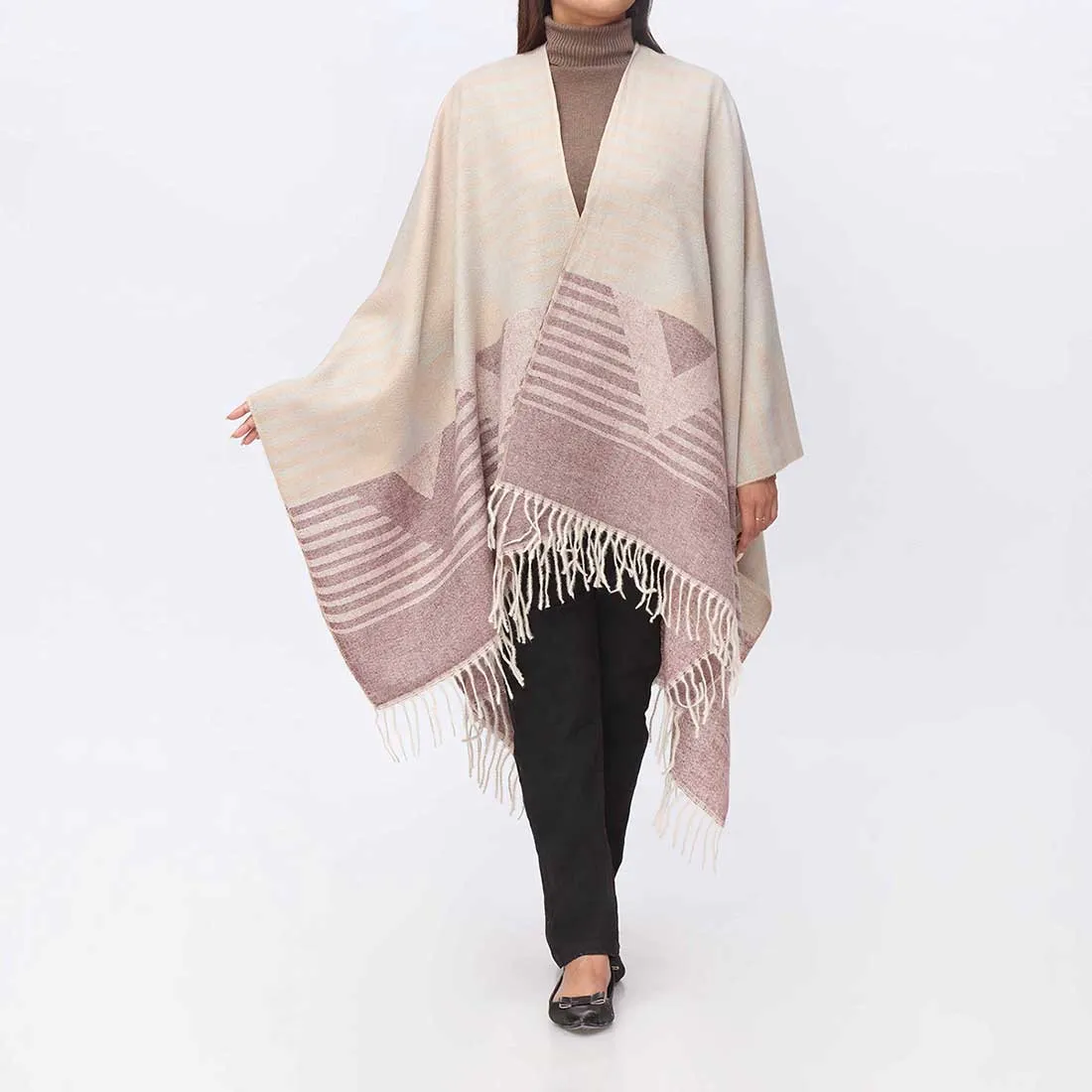 Brown Cape Shawl PW3887