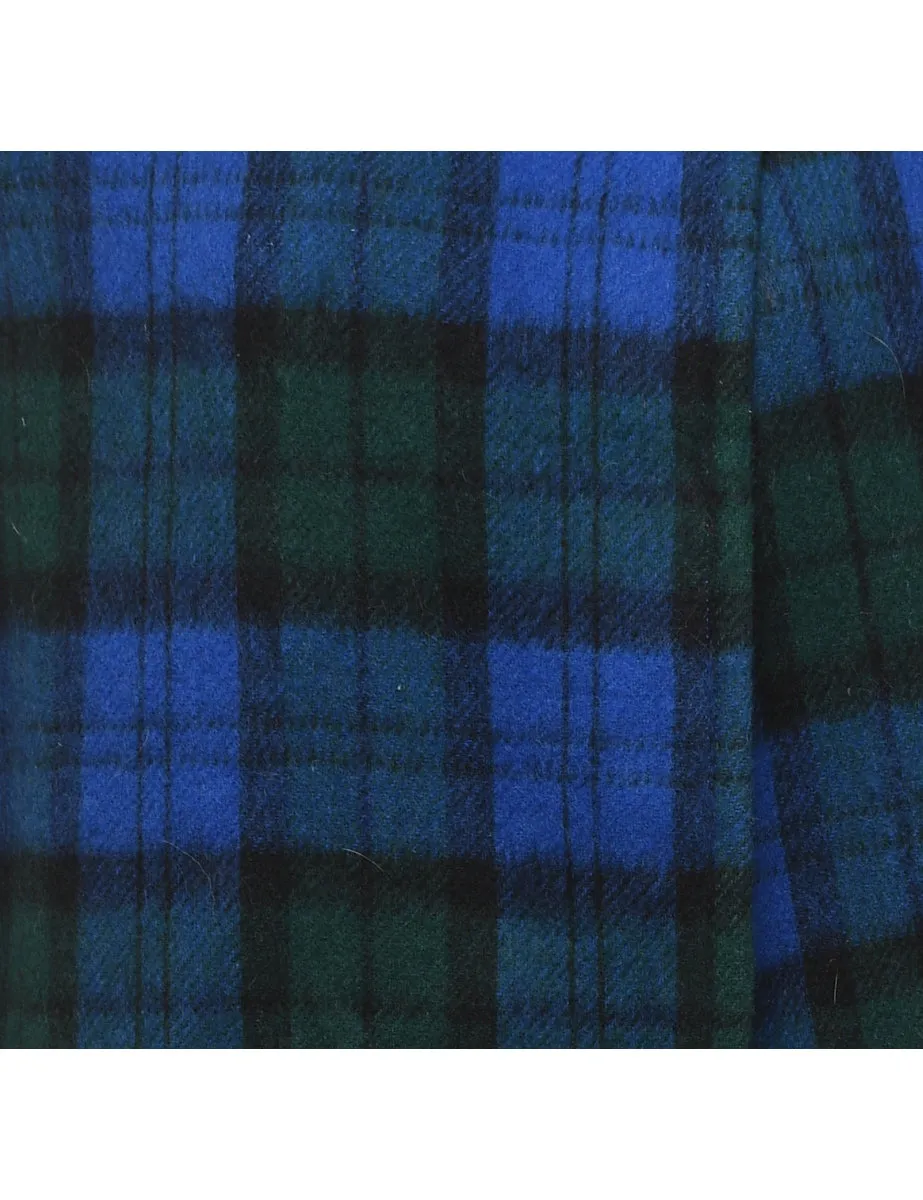 Checked Cape - M