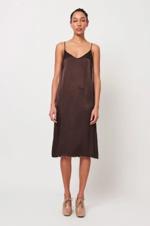 Chocolate Eve Slip Dress