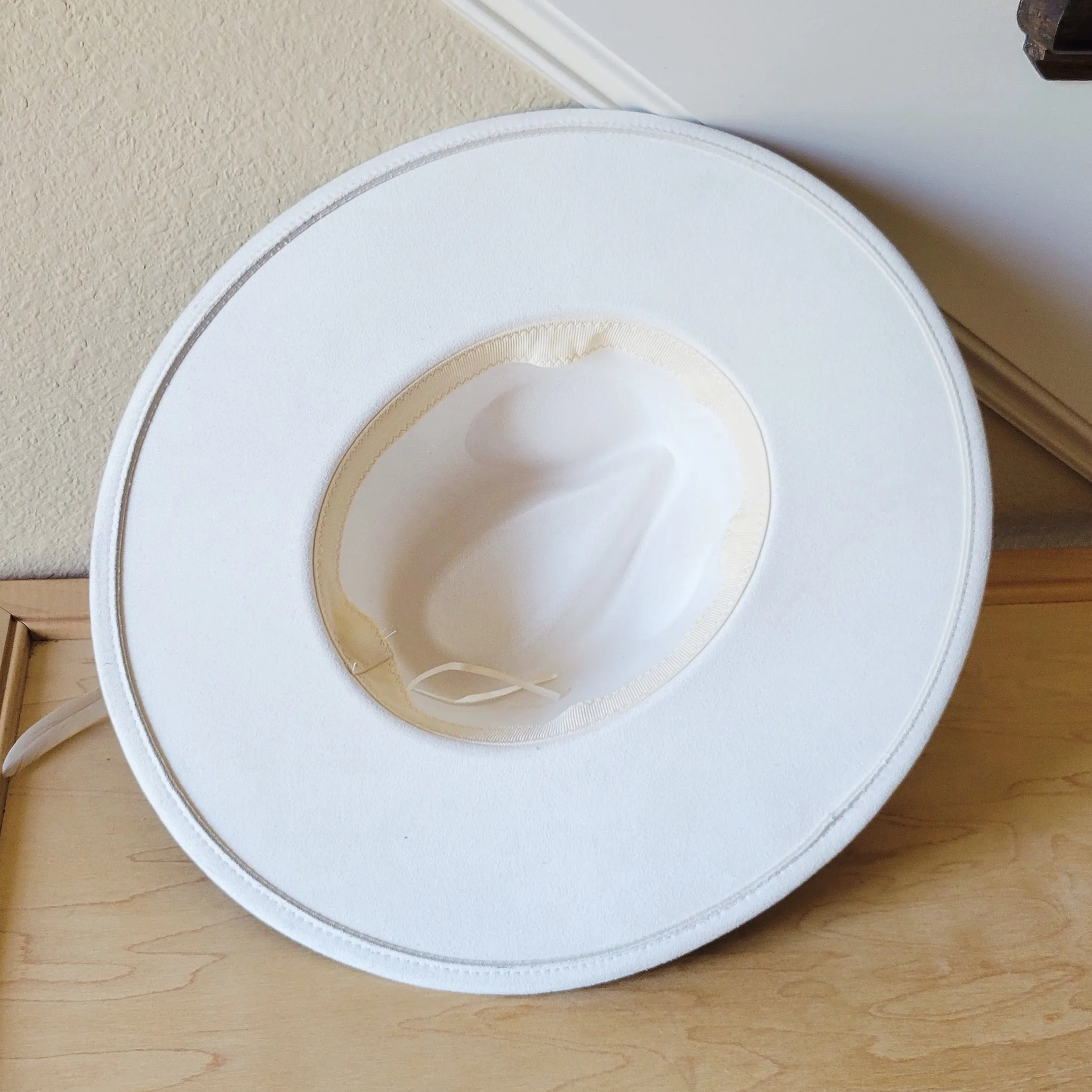 CUSTOM Hand-Painted Bridal Cowgirl Western Boho Hat A66