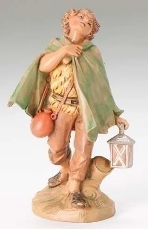 DAVID WITH CAPE & LANTERN, 5" Fontanini, 52594