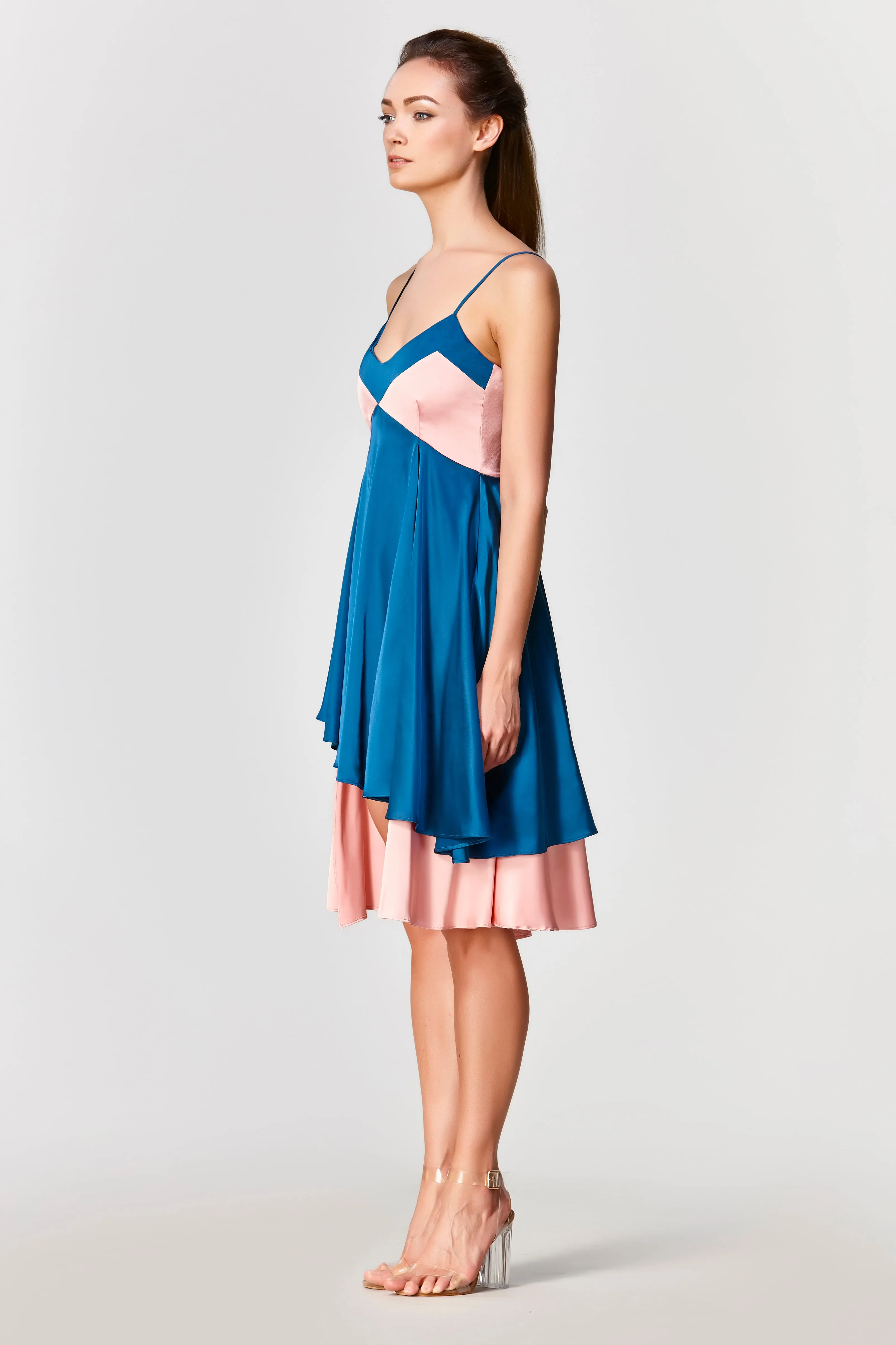 Dawn Slip Dress - Teal