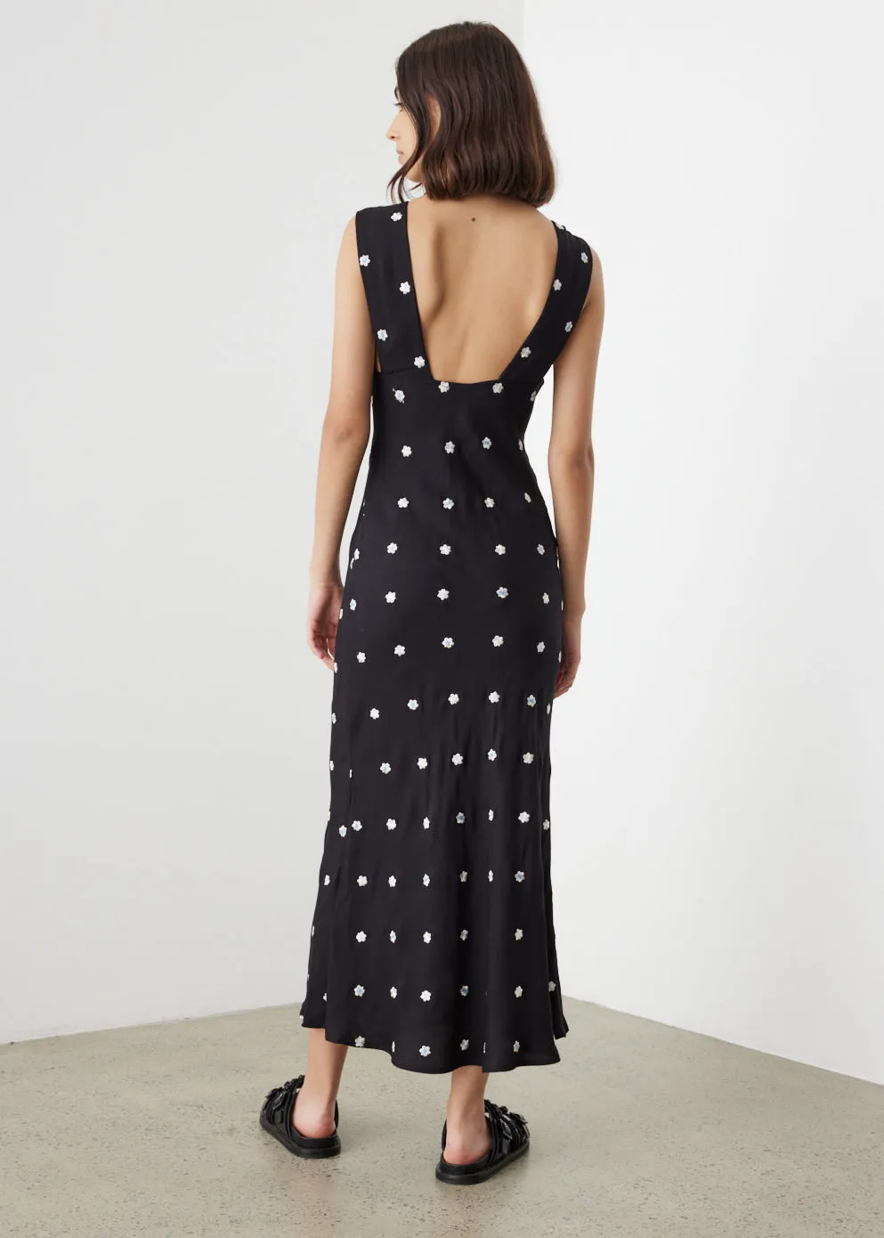Diletta Dress Silver Multi