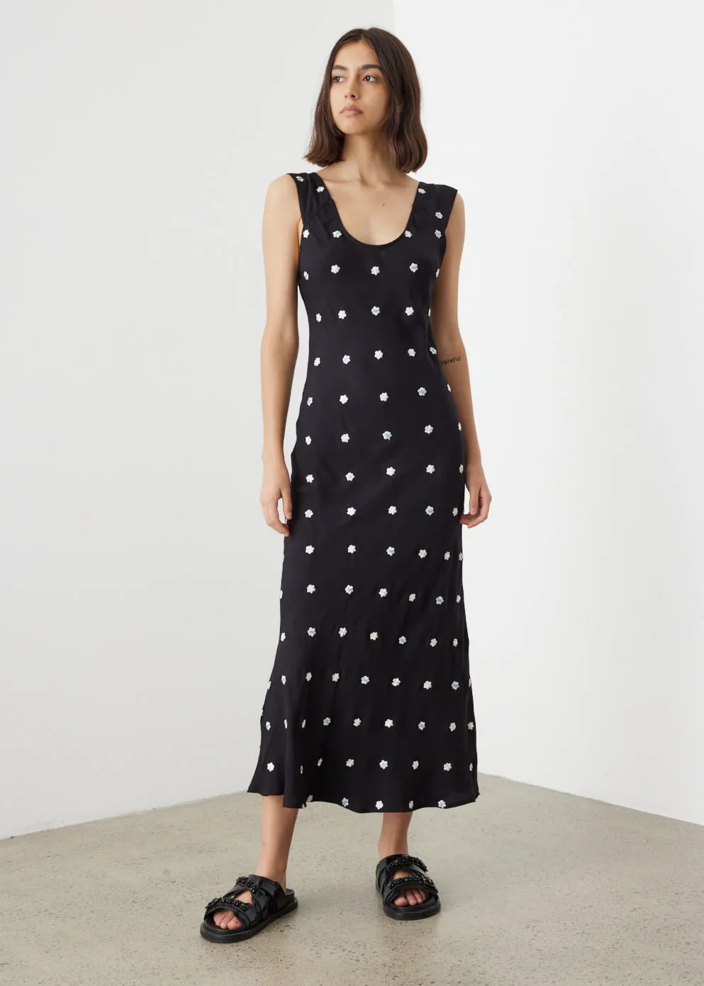 Diletta Dress Silver Multi