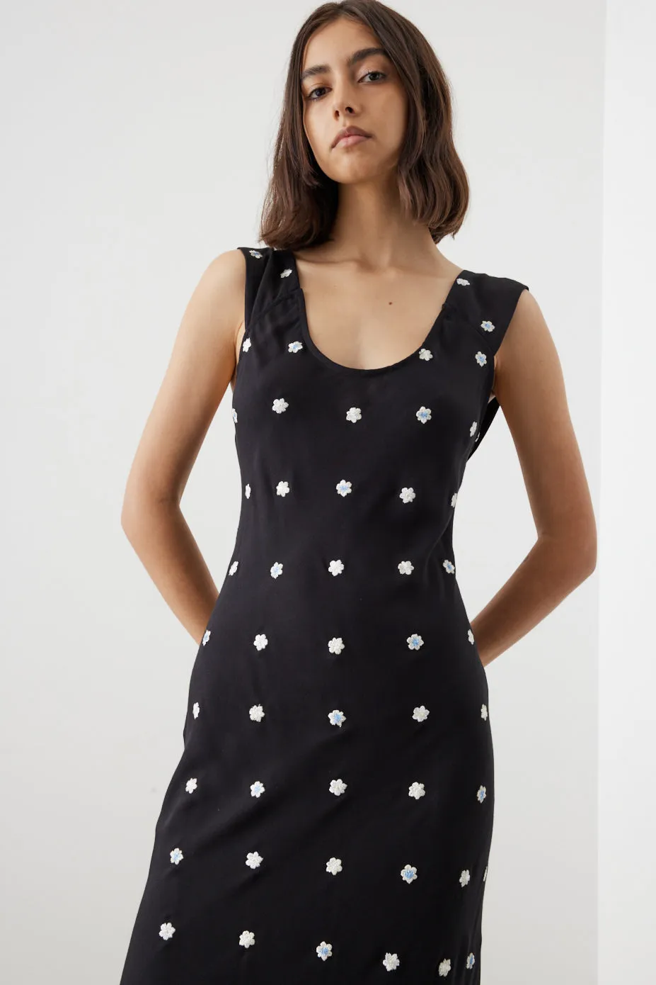 Diletta Dress Silver Multi