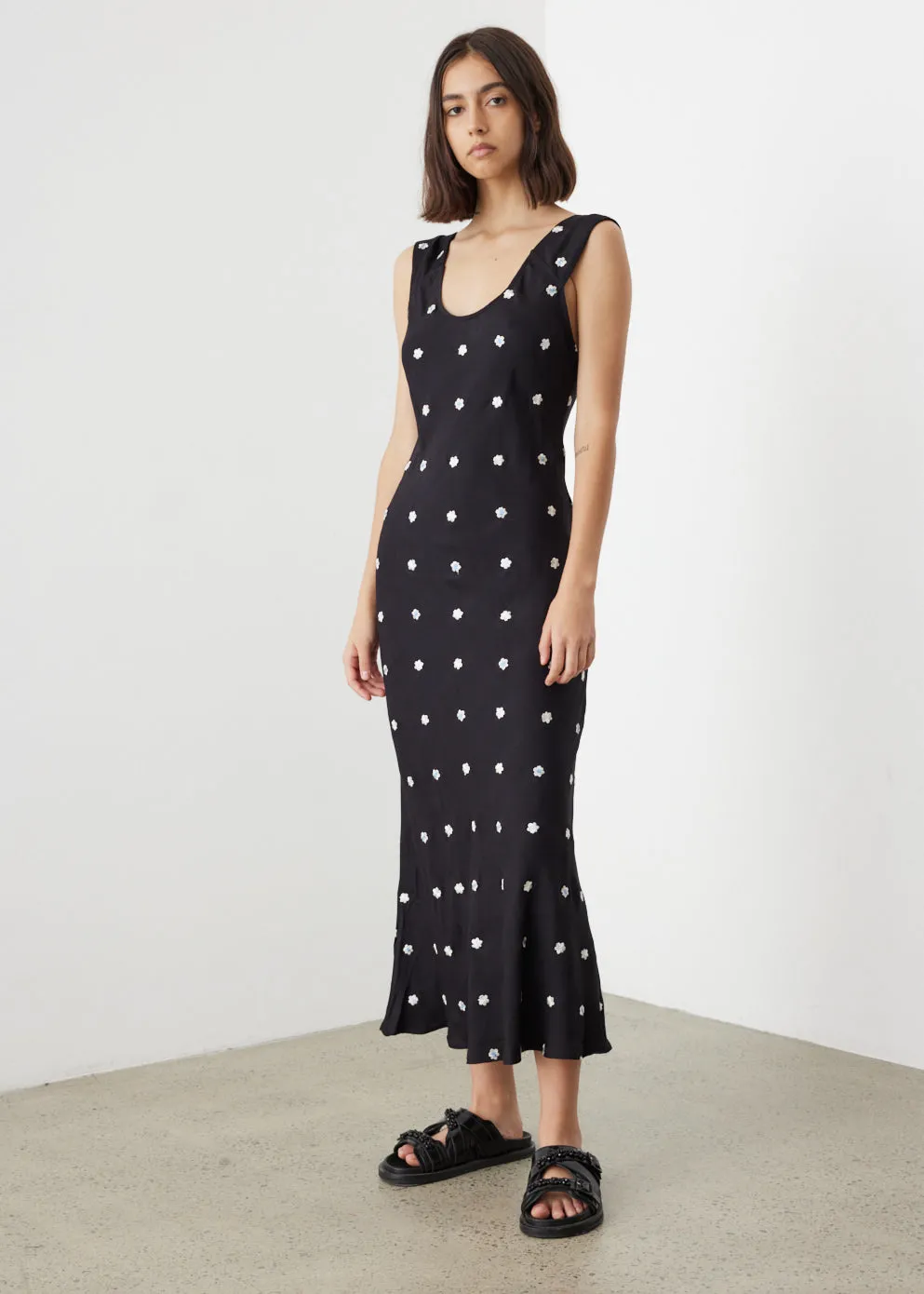 Diletta Dress Silver Multi