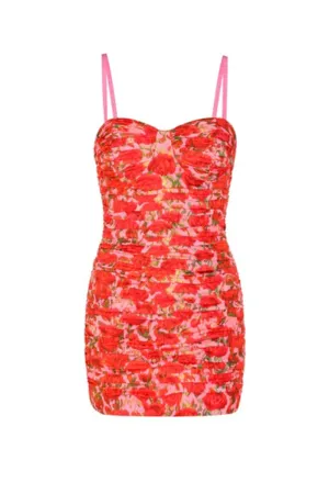 Elise Mini Dress Rose