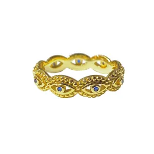 Evil Eye Band Ring