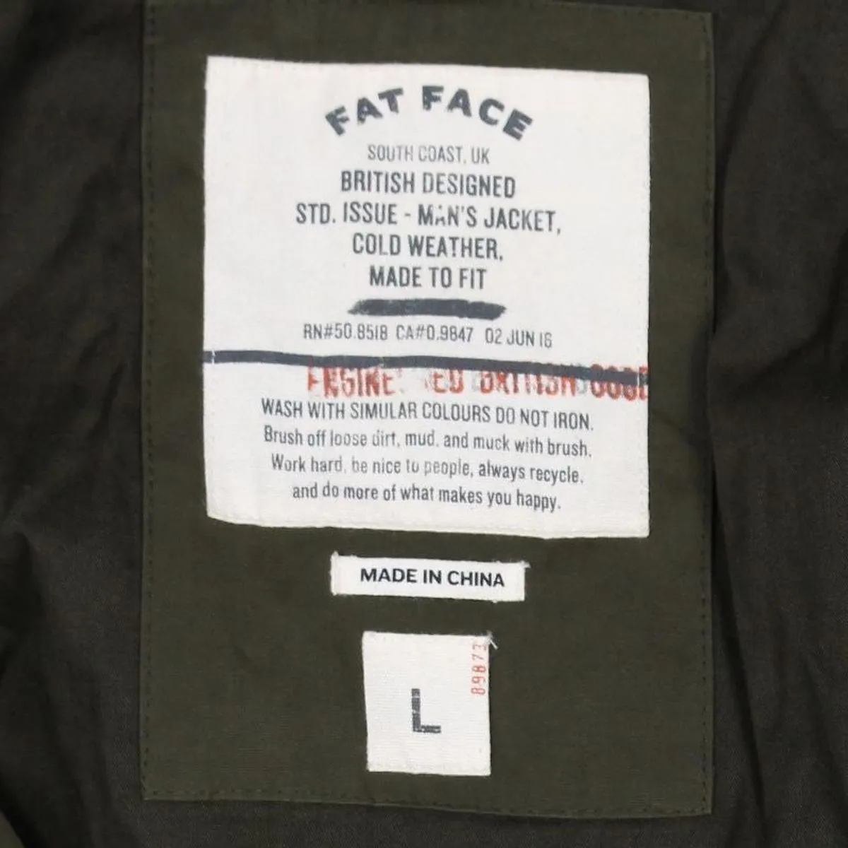 Fat Face Overcoat Coat