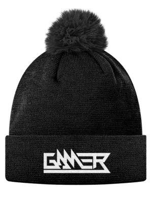 Gamer Pom Pom Knit Cap