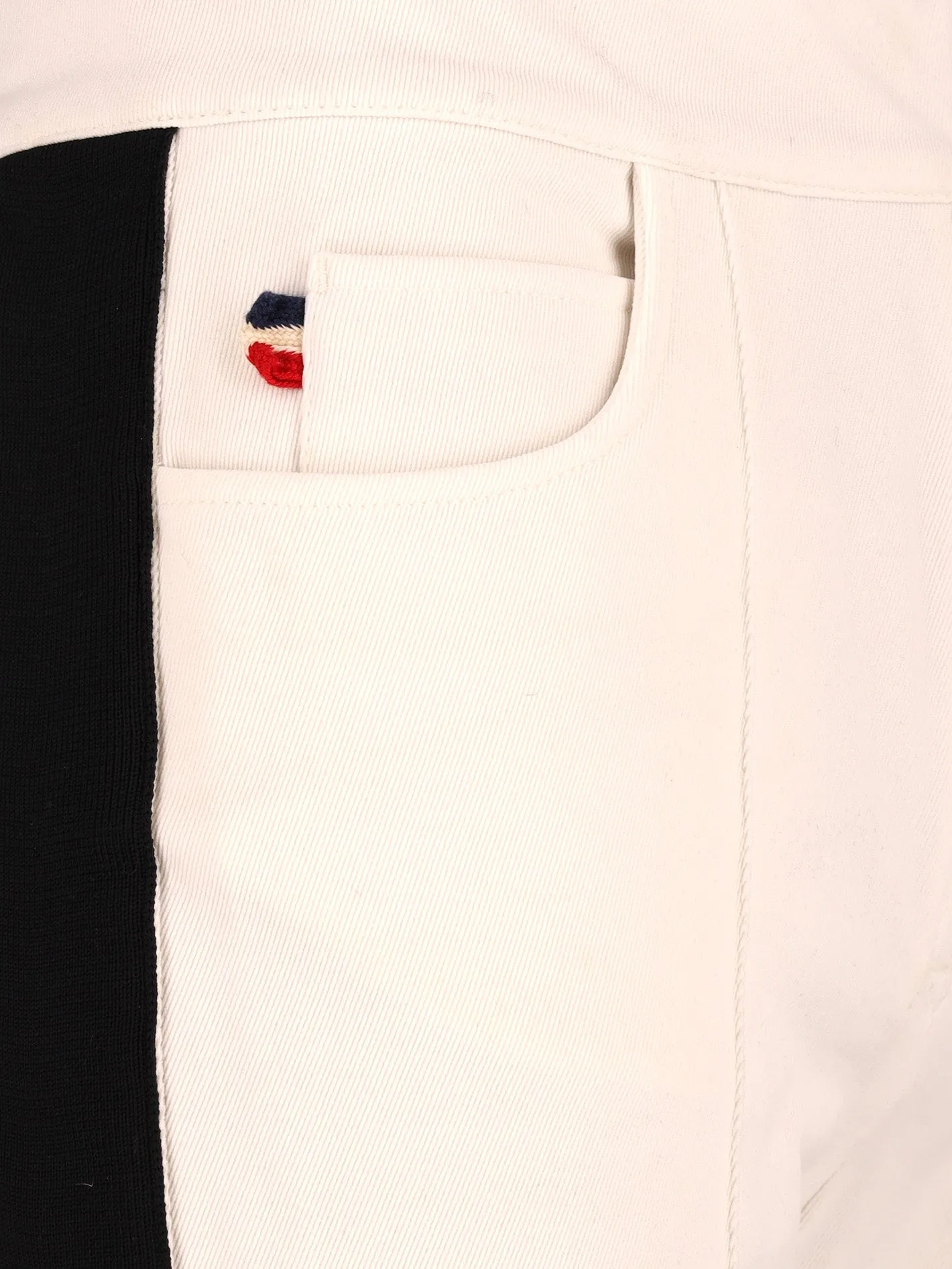 high-waisted skinny trousers