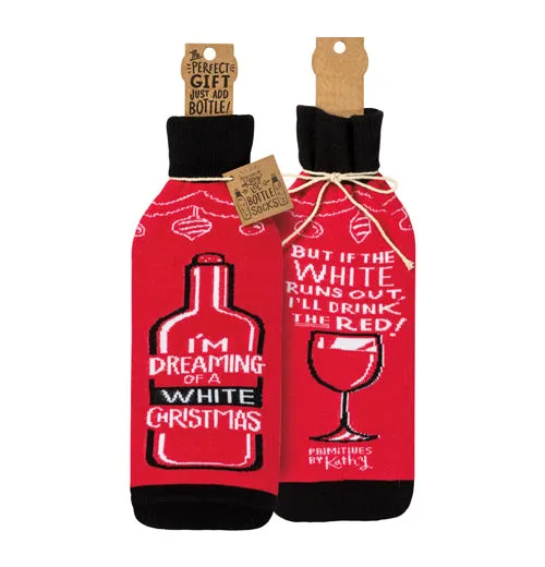 Holiday Bottle Cover Gift Bag