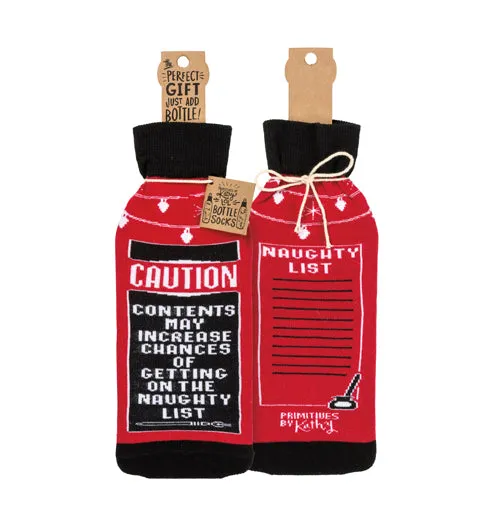 Holiday Bottle Cover Gift Bag