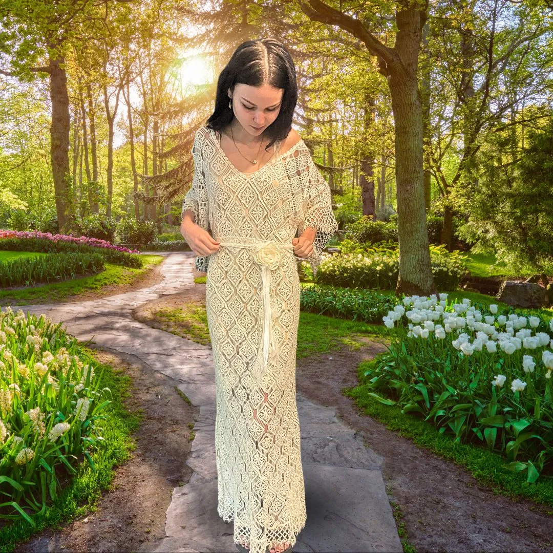 Indiana Goddess Crochet Dress