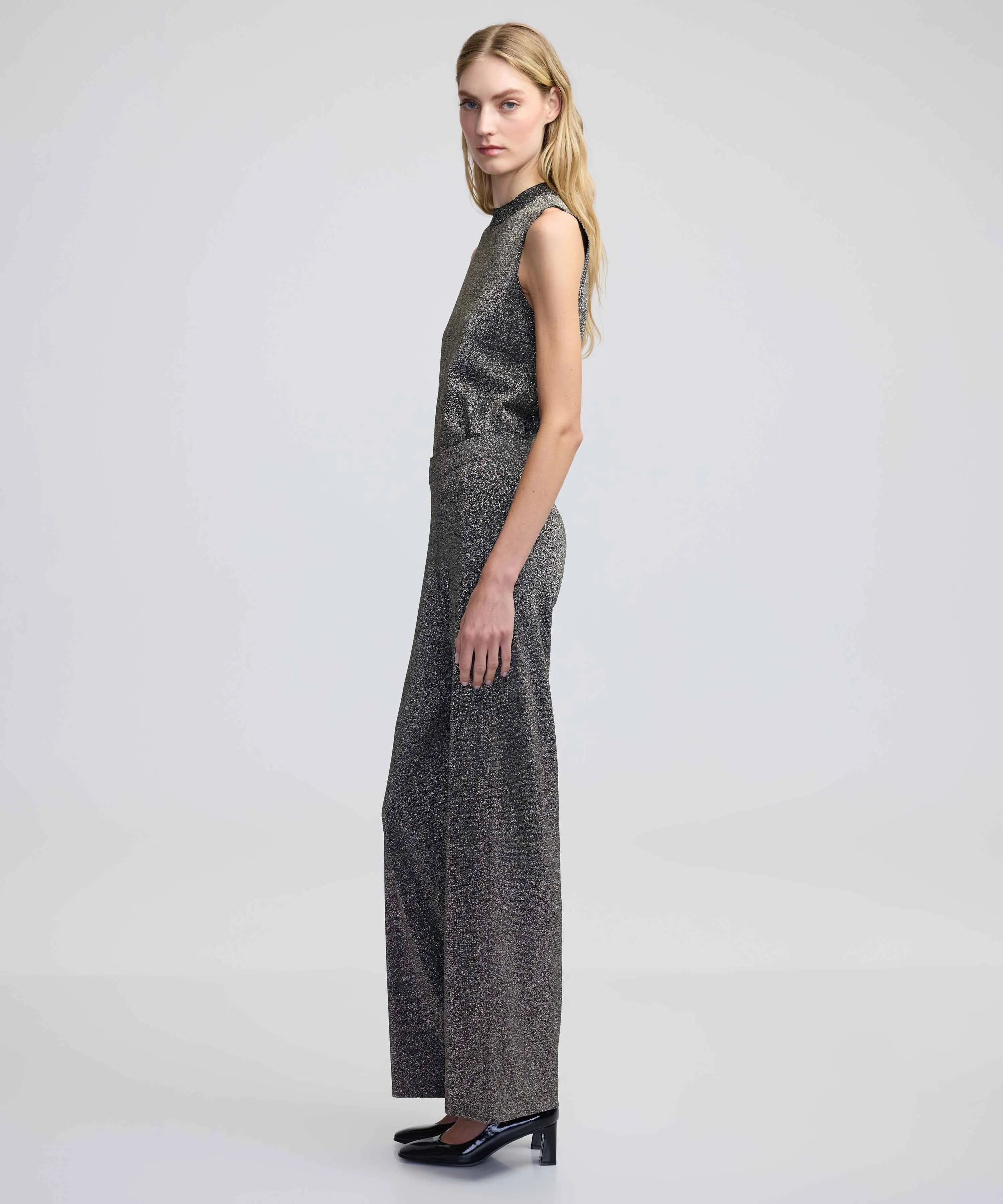 Ipekyol Shiny Thread Pants Gold