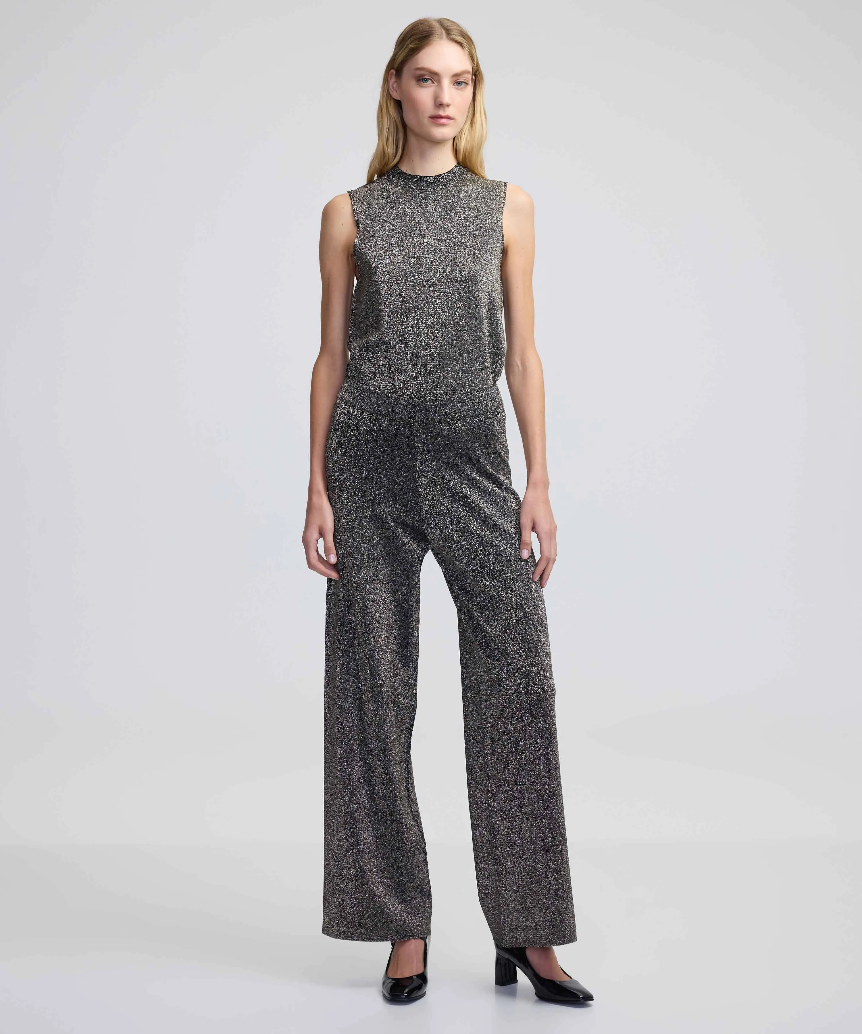 Ipekyol Shiny Thread Pants Gold