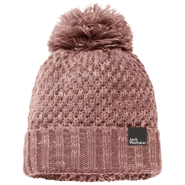 Jack Wolfskin Highloft Knit Women's  Beanie Hat - Afterglow