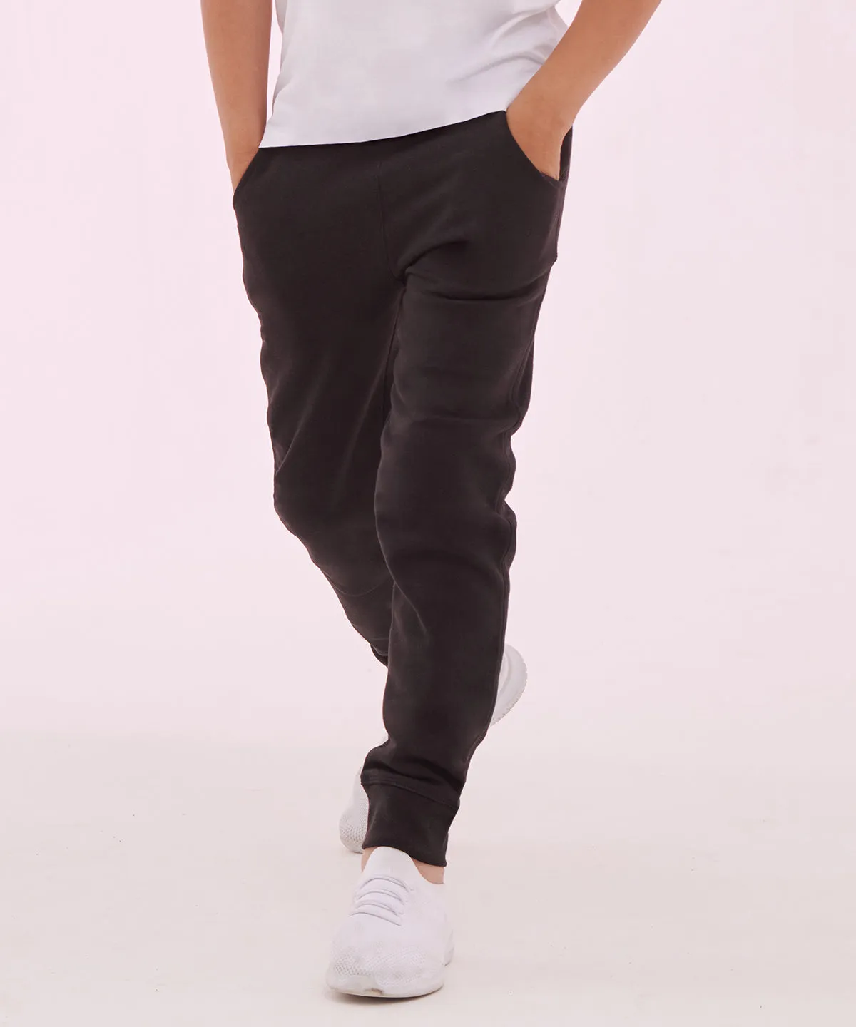 Kids slim cuffed jogger | Heather Grey