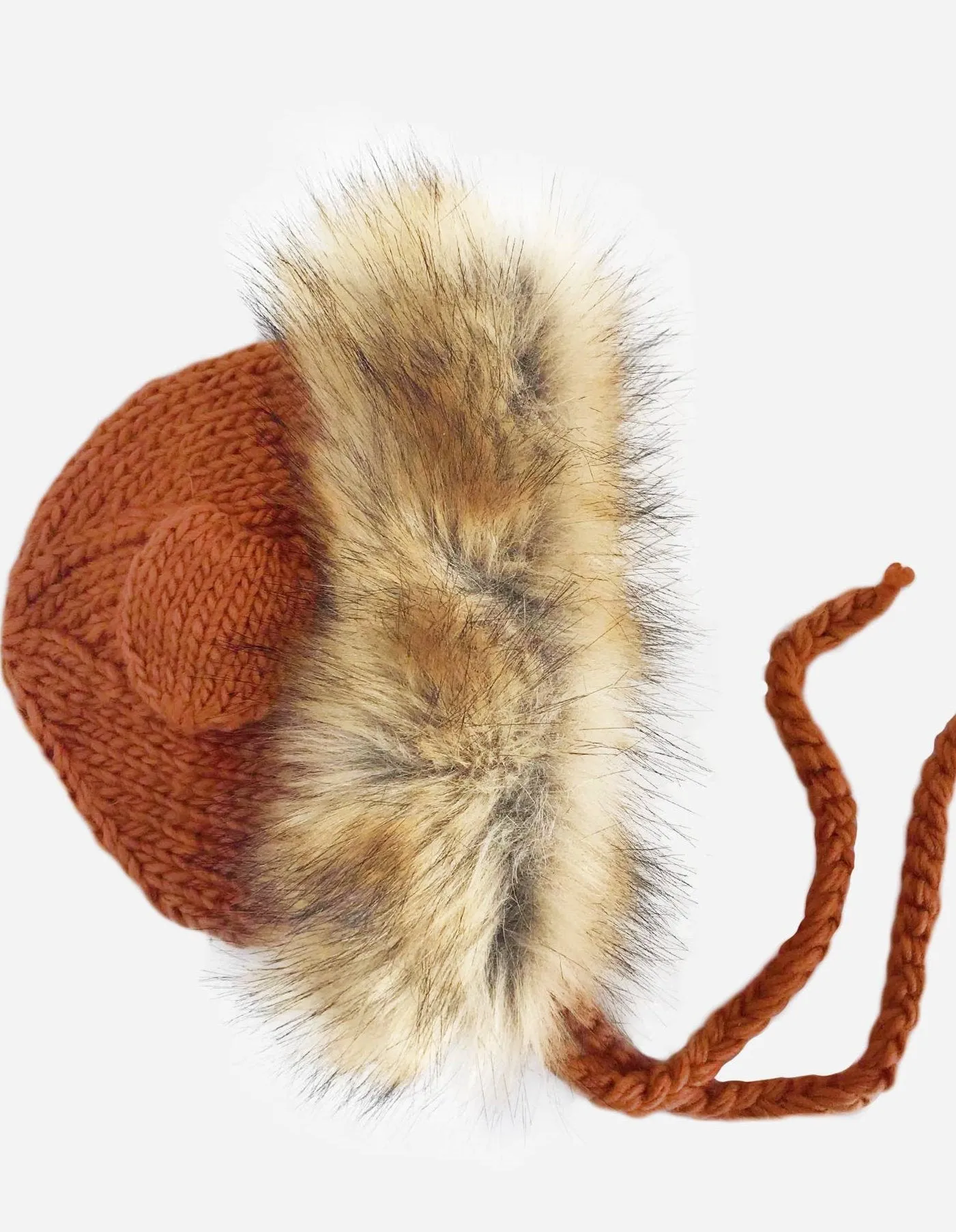 Lion Bonnet in Cinnamon