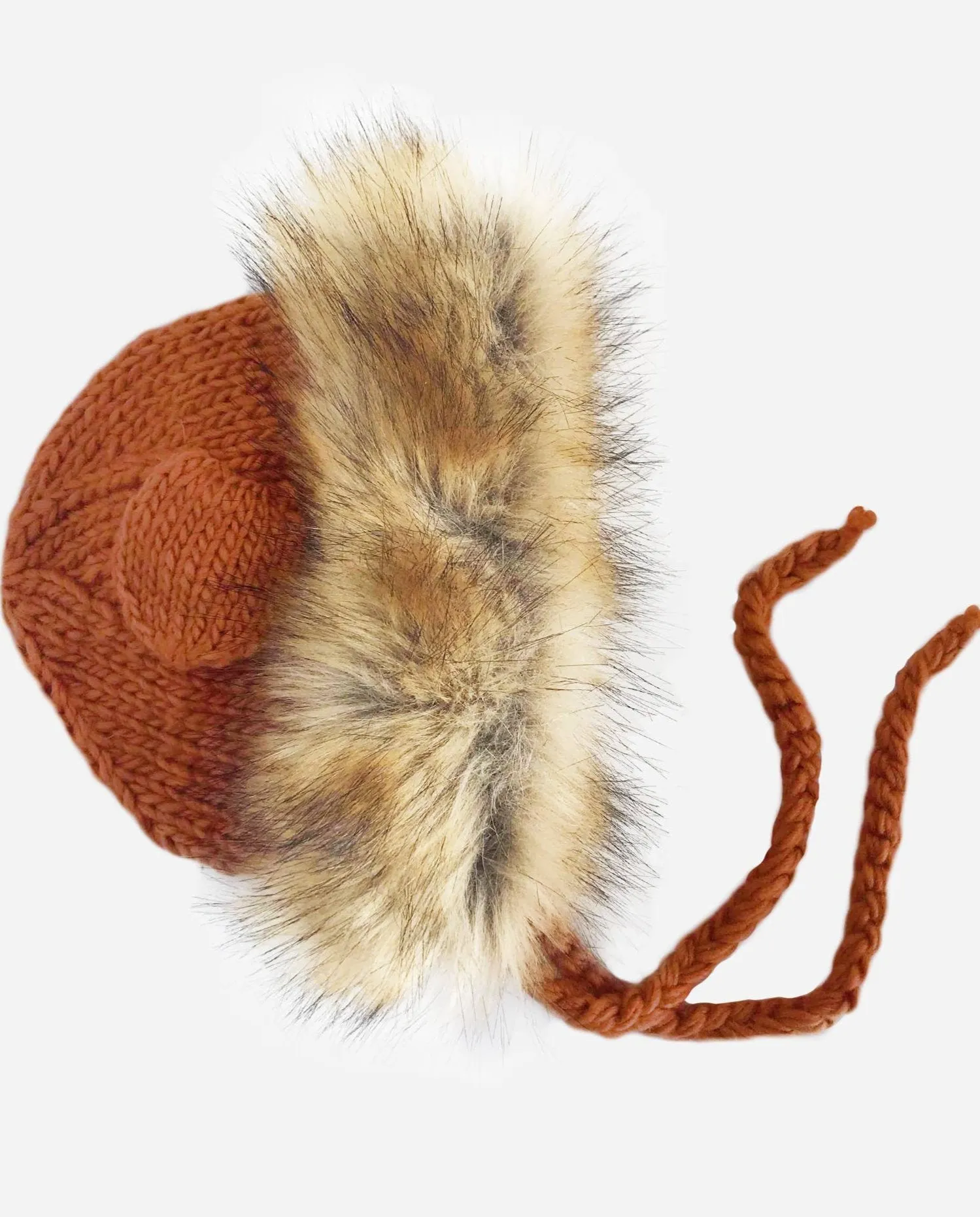 Lion Bonnet in Cinnamon