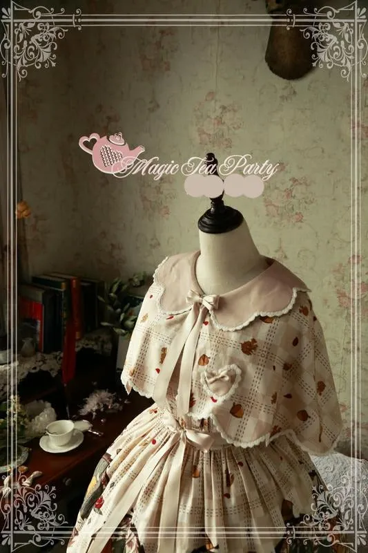 Magic Tea Party~Mr. and Mrs. Squirrels~Sweet Petal Lolita Cape