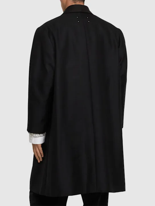 Maison Margiela   Wool &amp; mohair twill coat 