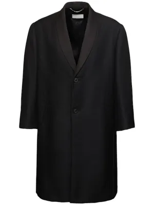 Maison Margiela   Wool &amp; mohair twill coat 