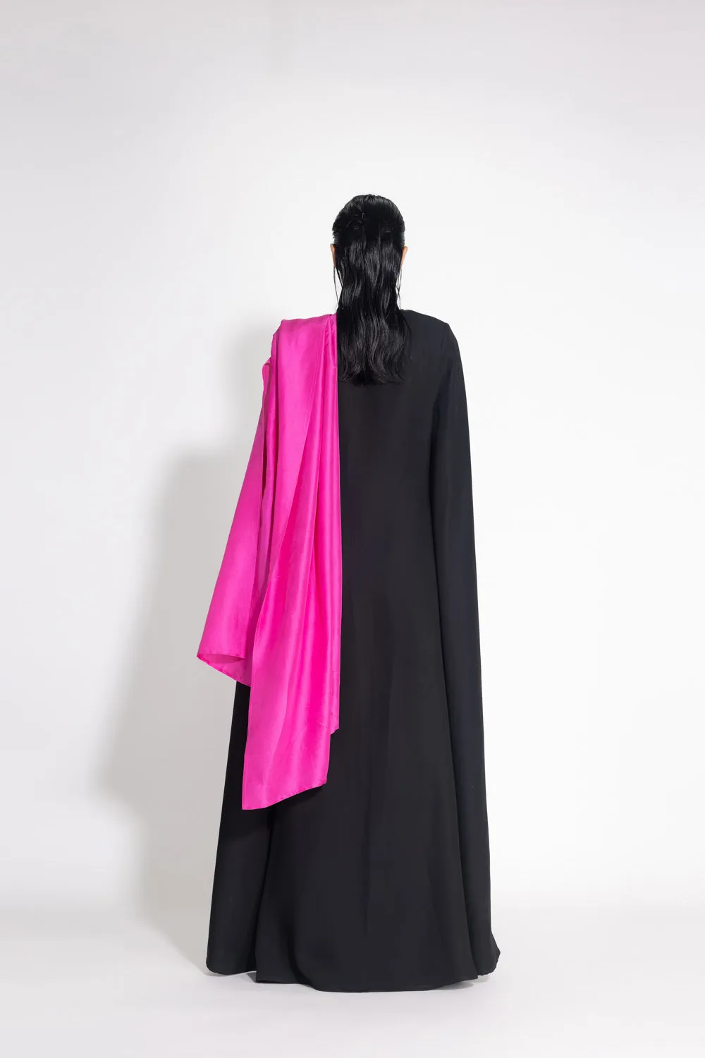 Masai Godet Sari with Neha Cape