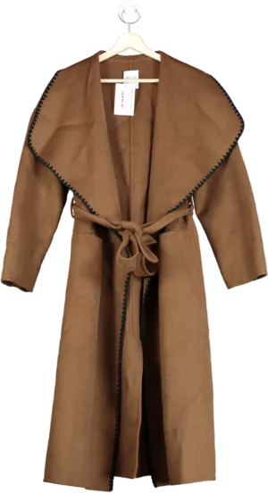 MOTF Brown Belted Coat UK M