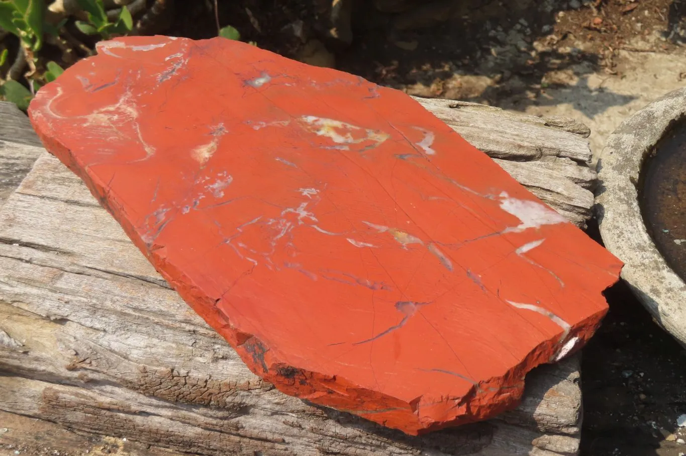 Natural Red Jasper Slab x 1 From Northern Cape, South Africa
