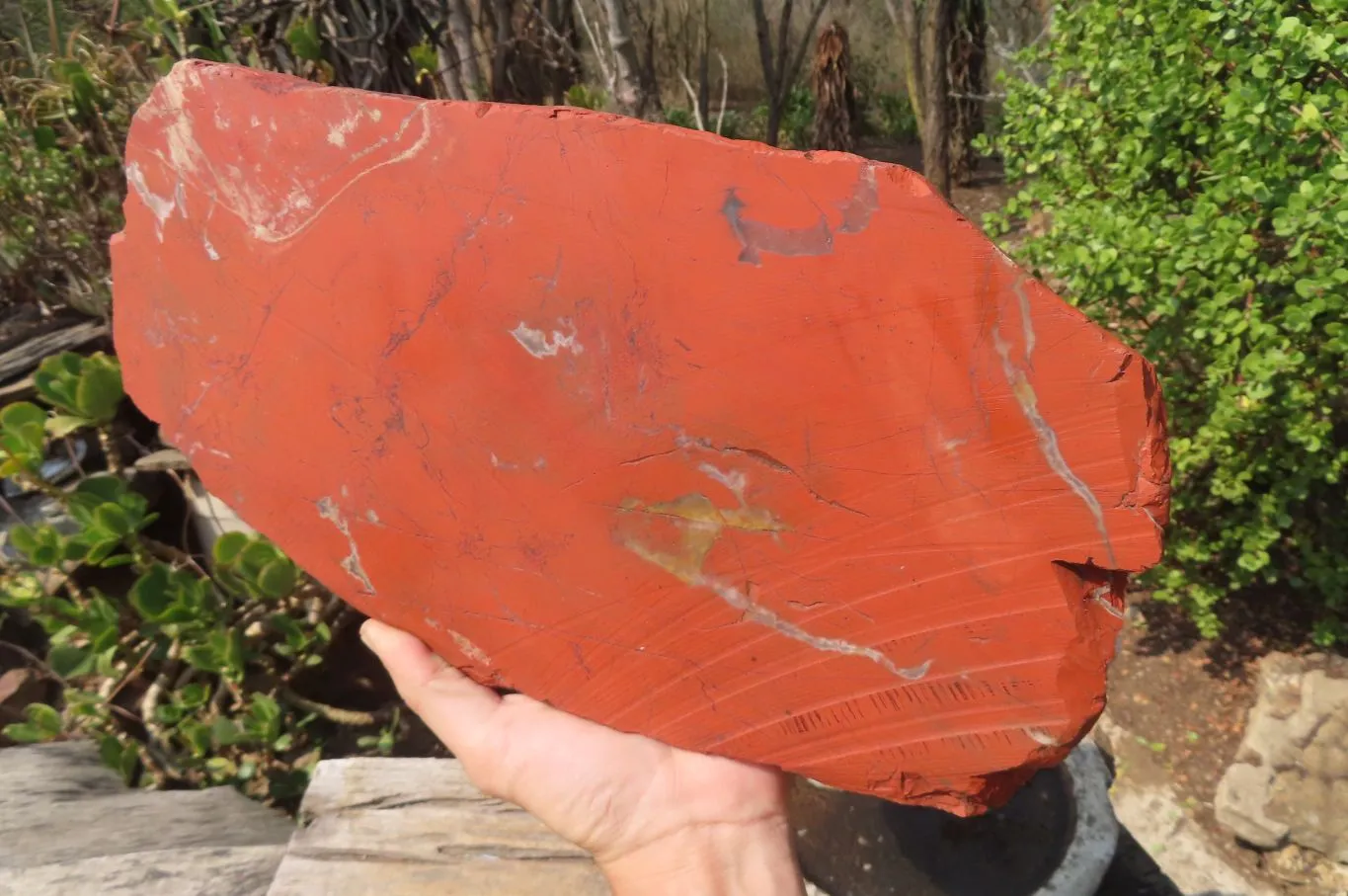 Natural Red Jasper Slab x 1 From Northern Cape, South Africa