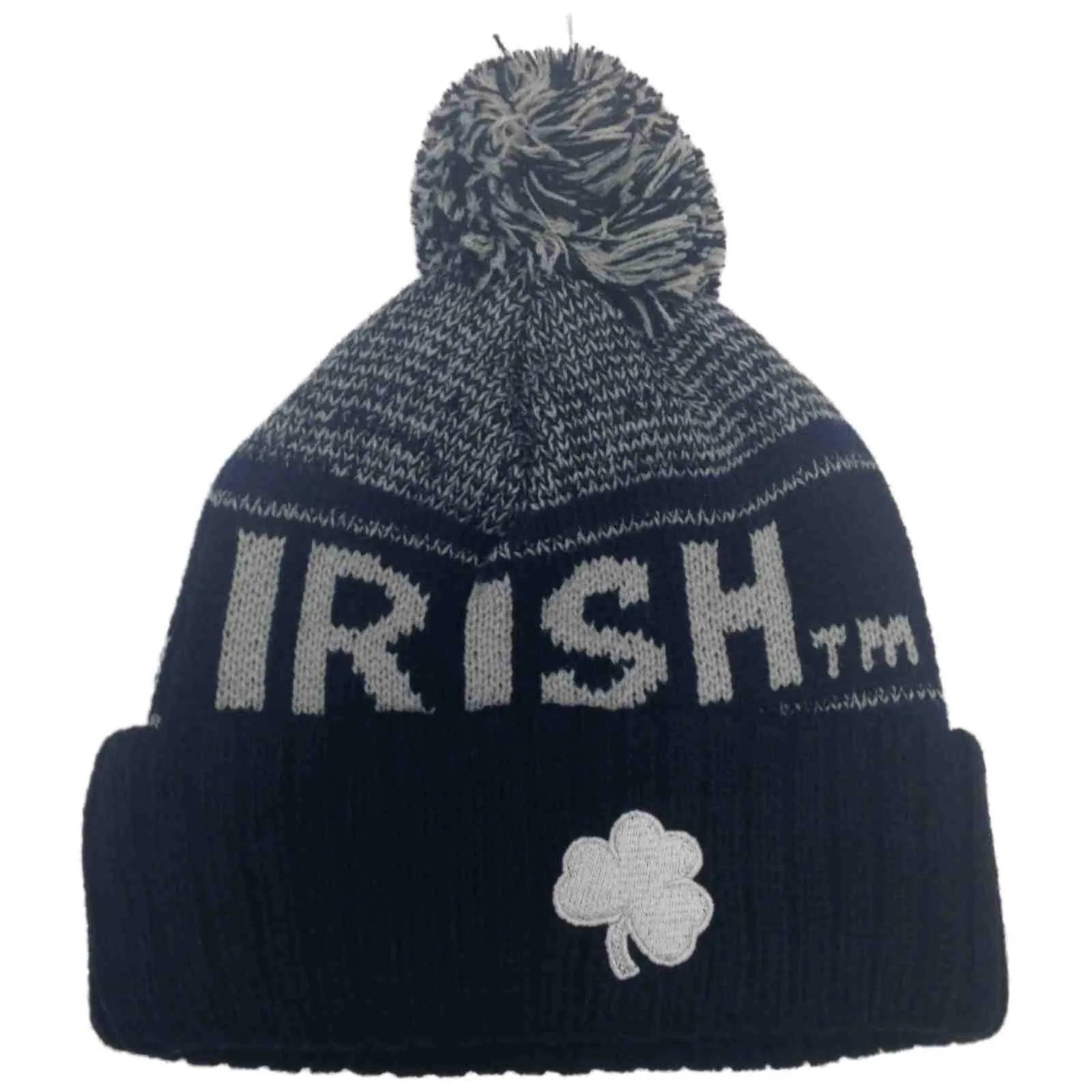 Notre Dame Fighting Irish TOW Navy Gray Acid Rain Cuffed Winter Hat Cap Beanie