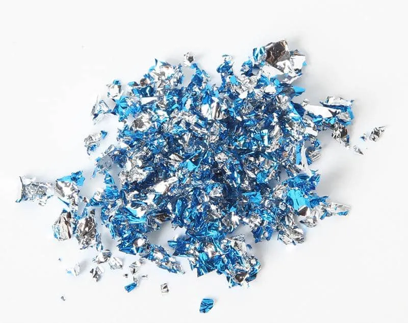 NS42 BLUE/SILVER Foil Flakes