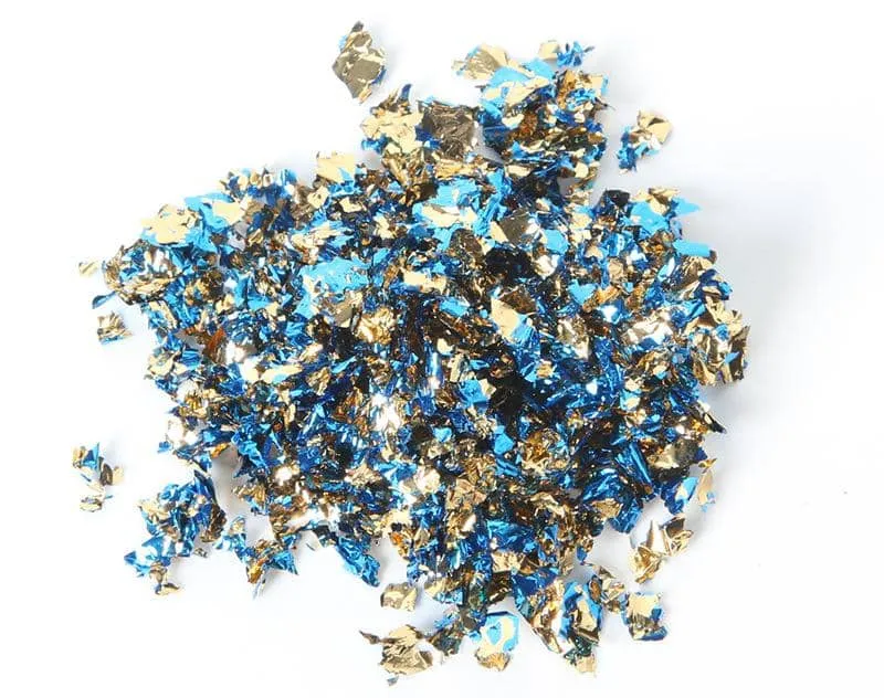 NS44 BLUE/GOLD Foil Flakes
