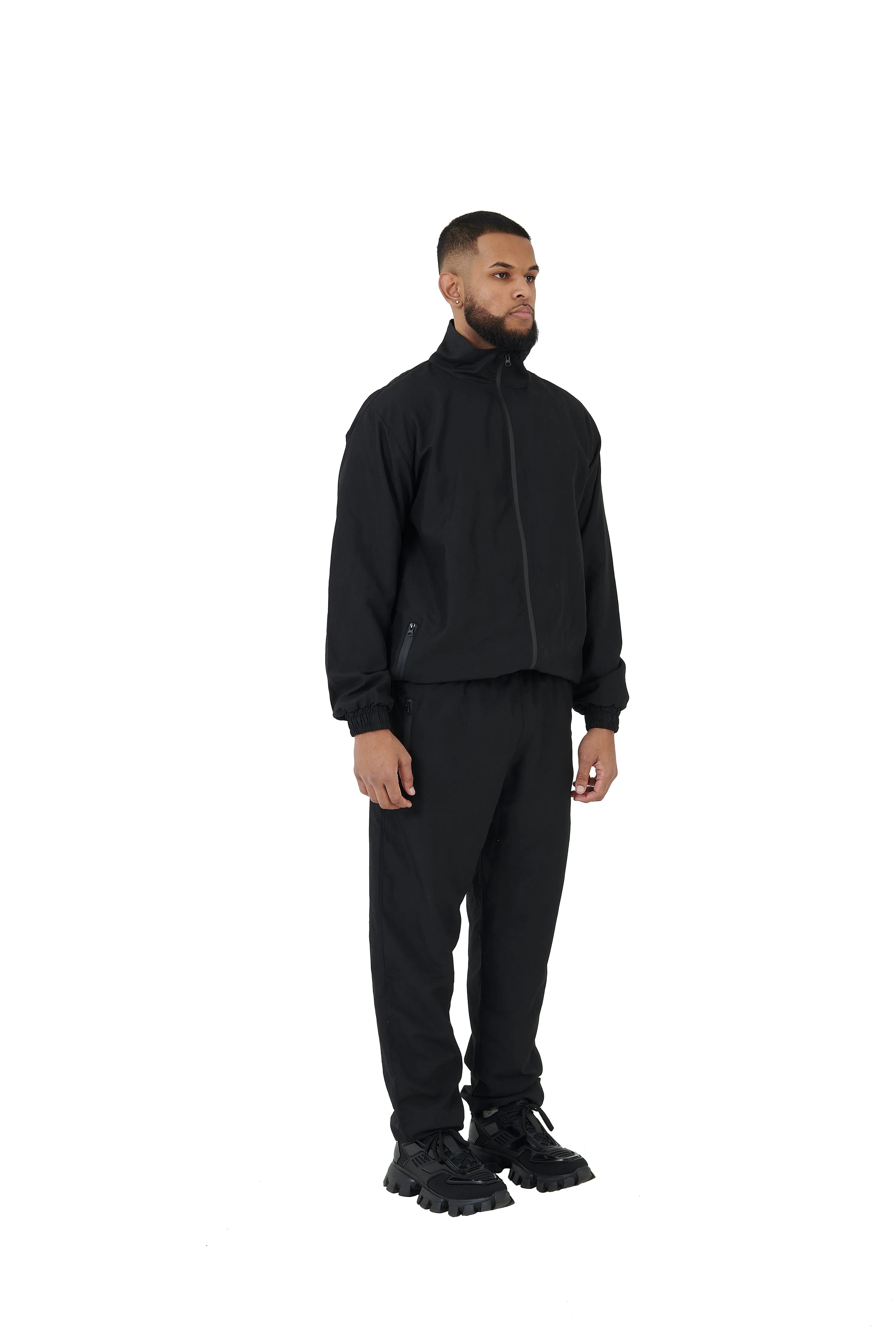 Oversized Nylon Joggers
