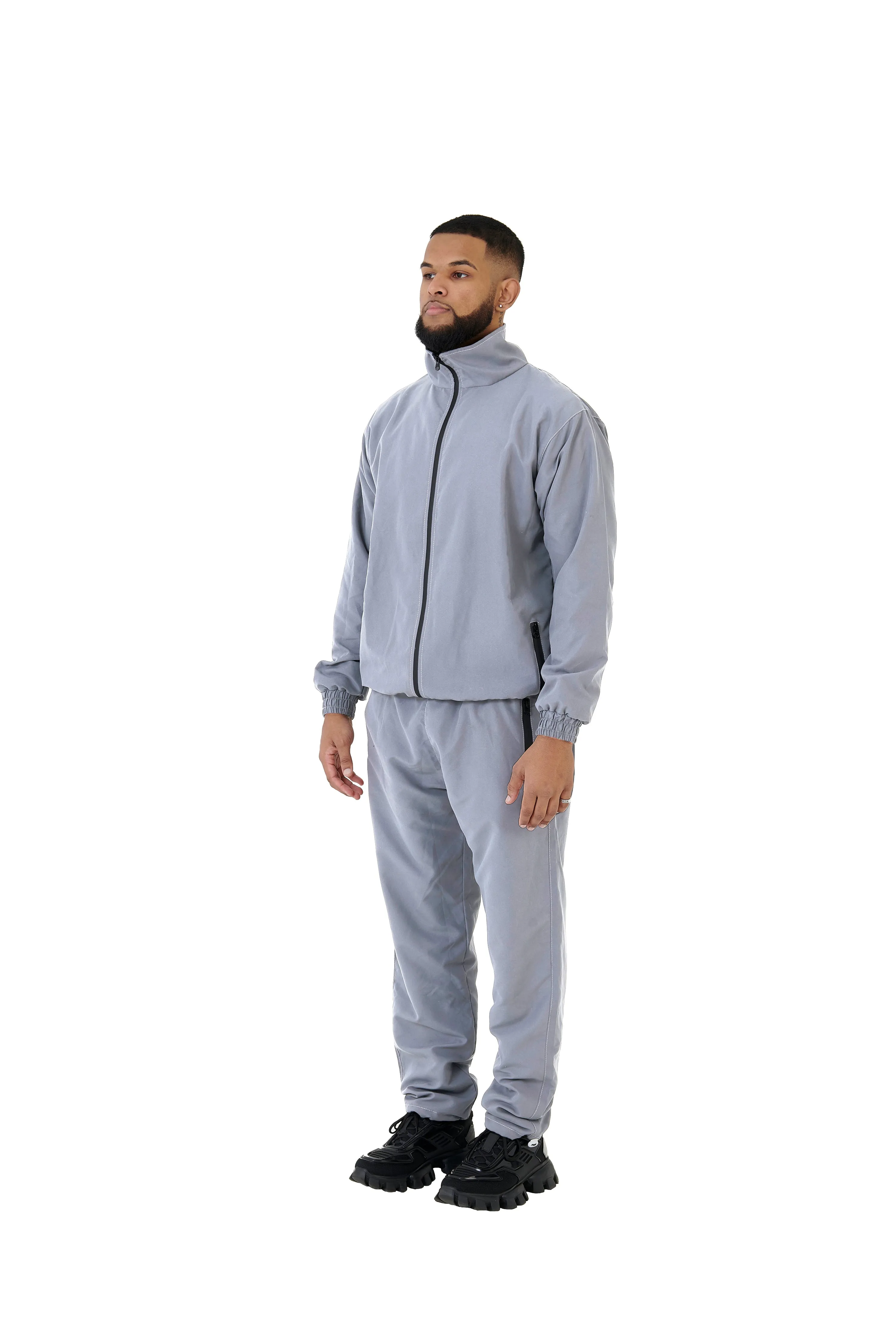Oversized Nylon Joggers