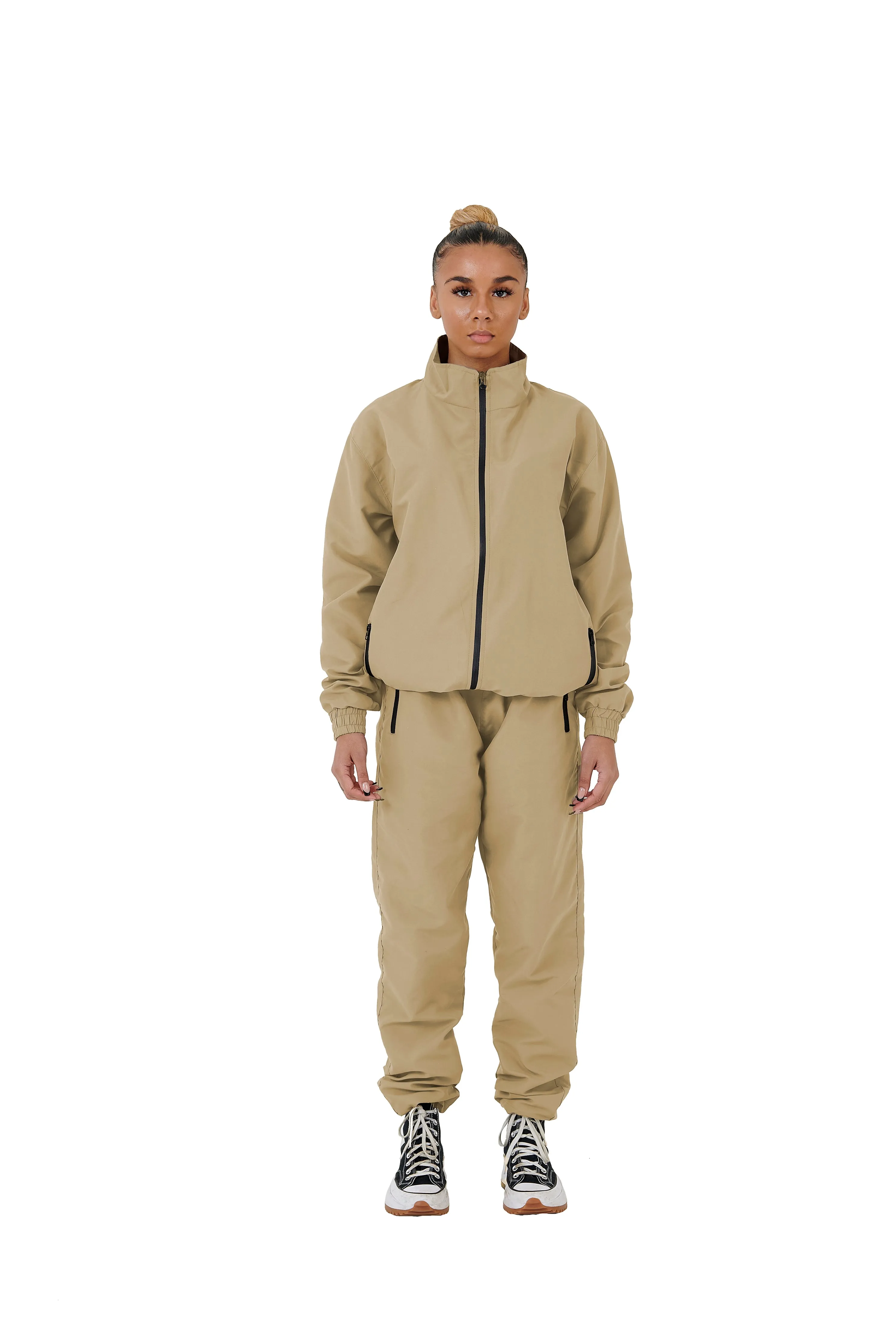 Oversized Nylon Joggers