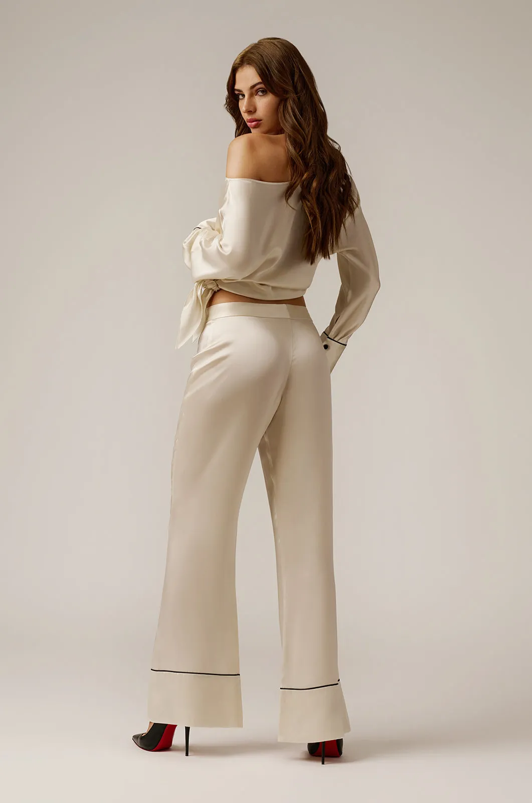 OVERSIZED SILK PANT