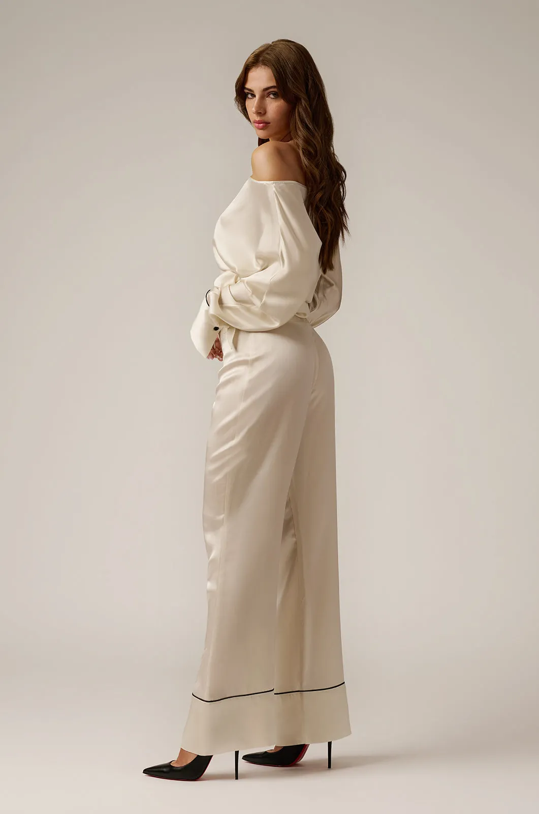 OVERSIZED SILK PANT