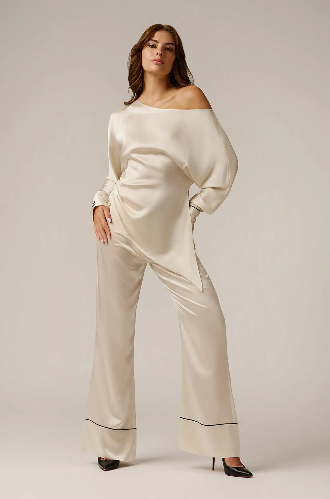 OVERSIZED SILK PANT