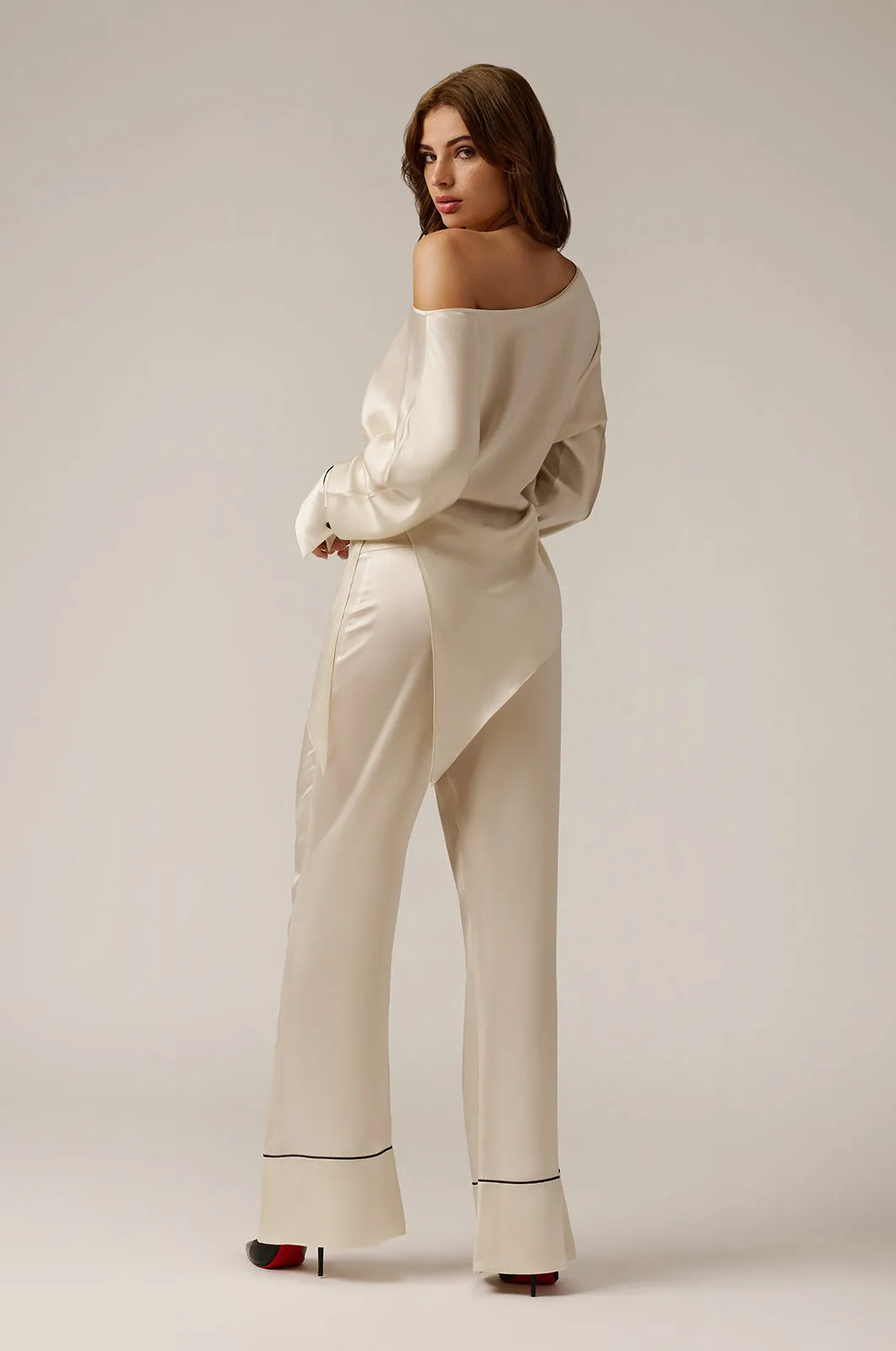 OVERSIZED SILK PANT