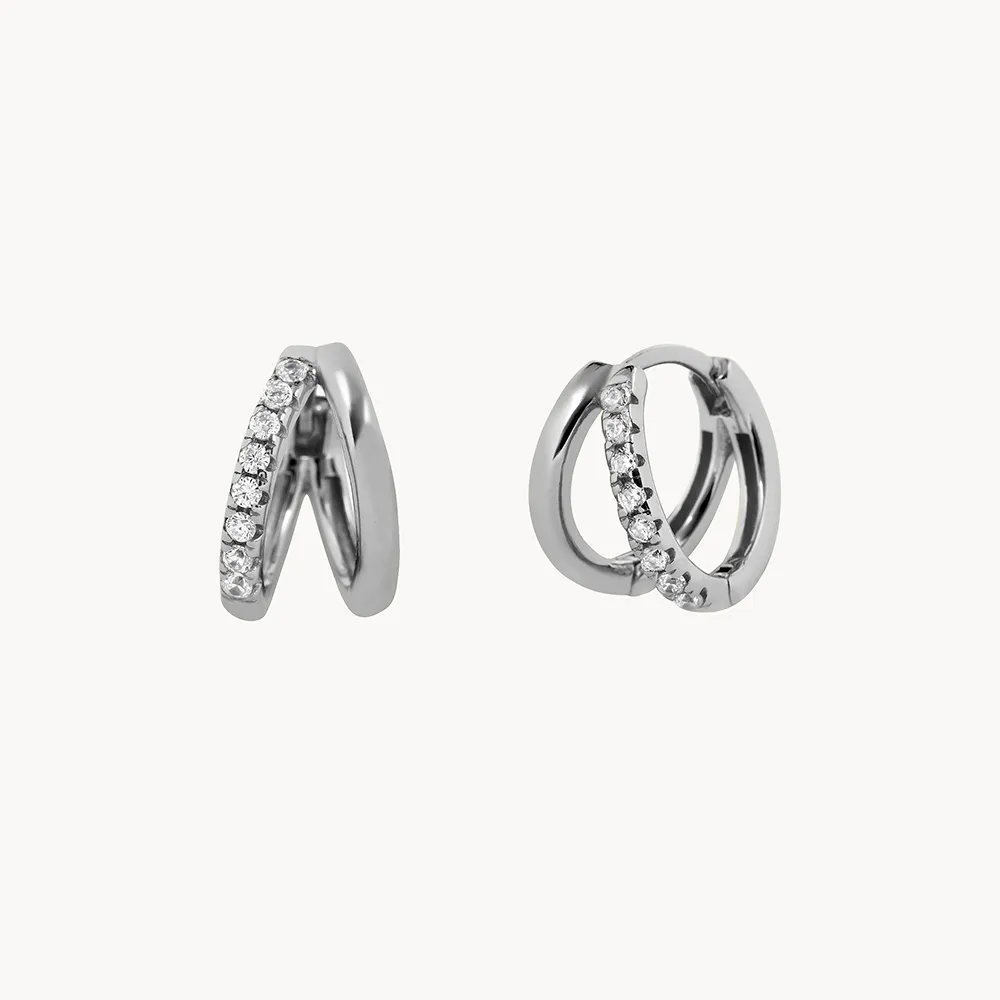 PENDIENTES SHINY DOUBLE CLASSIC