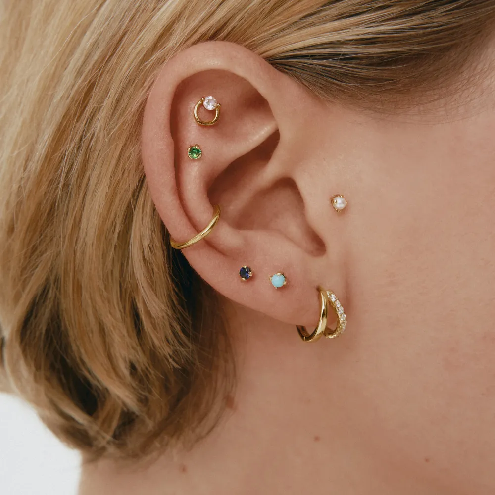 PENDIENTES SHINY DOUBLE CLASSIC
