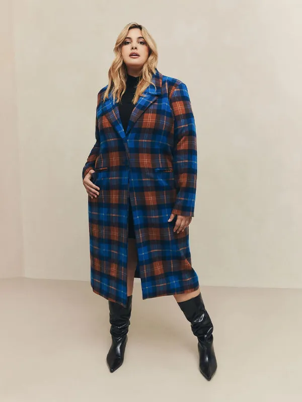 Plaid Overcoat