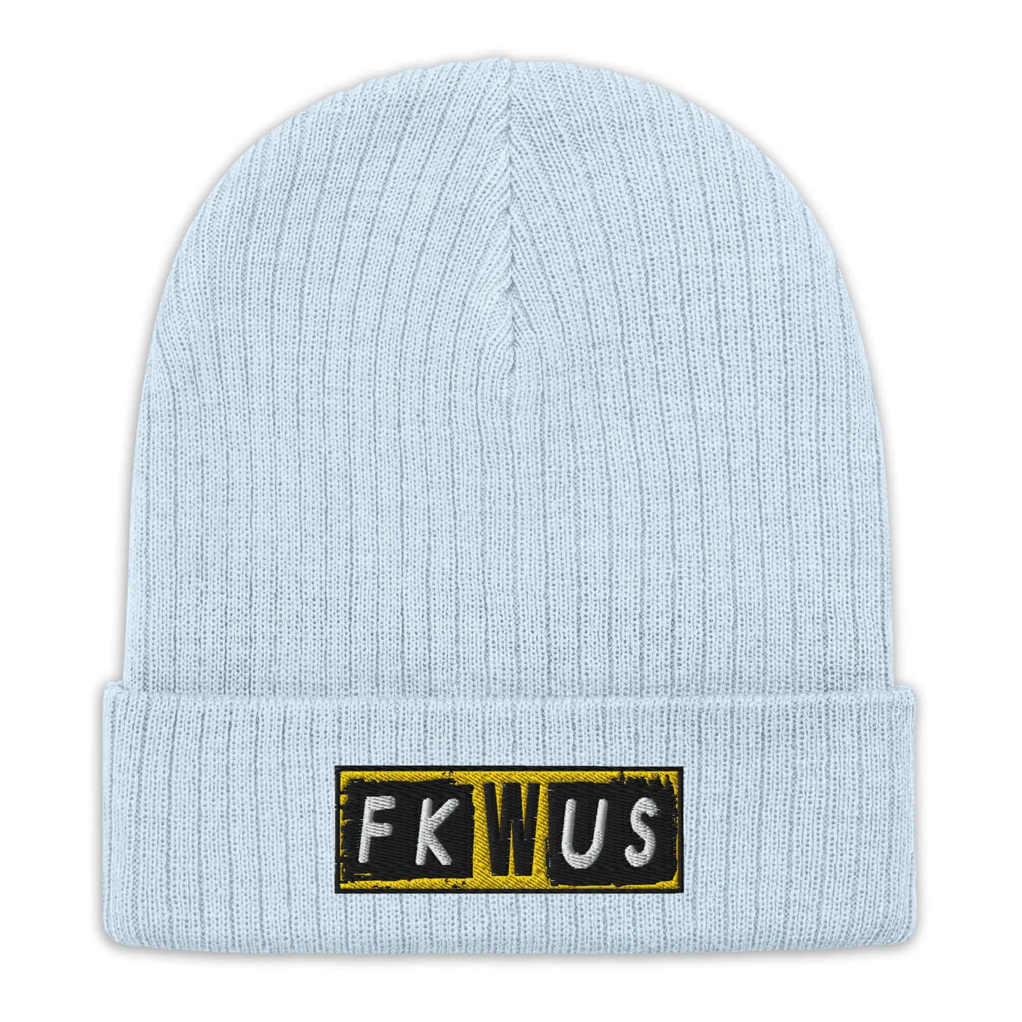 "FKWUS" Ribbed knit beanie (Color options available)