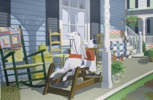 "Old Stories" by Margaret Babbitt - Coastal Serigraph Print