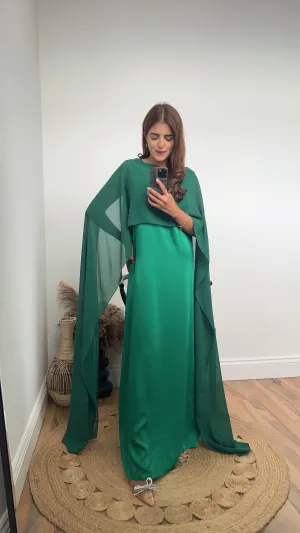 Sai dress in emerald