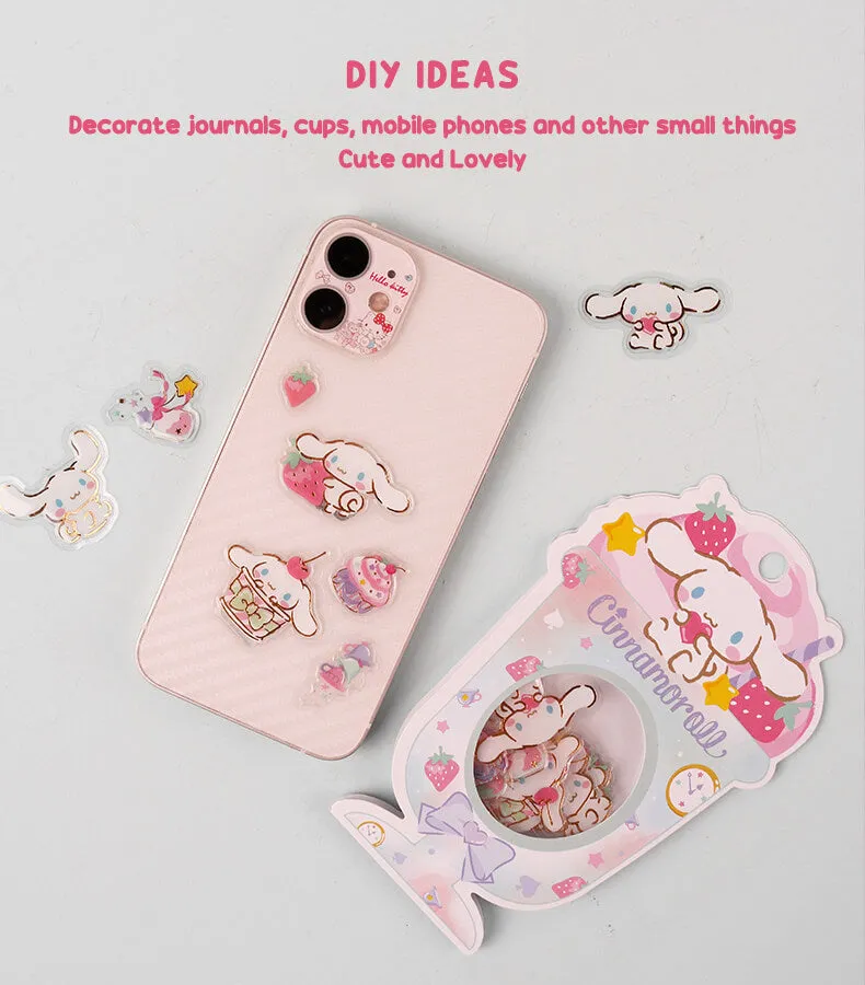 Sanrio Shiny Stickers Ice Cream Cup Shaped Pack